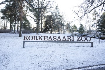 Korkeasaari Zoo sign