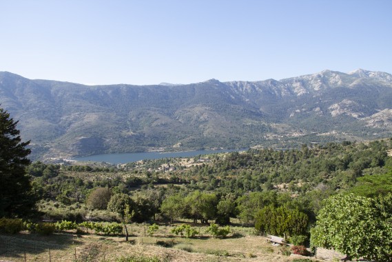 Corsica mountainrange