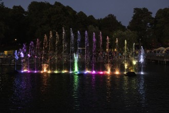Night of the Cats: Dancing waters
