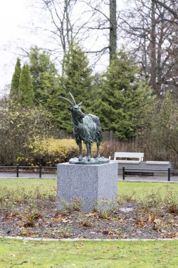 Buck statue