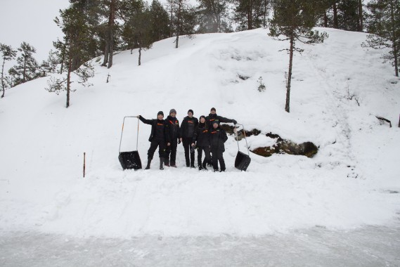 Korkeasaari Zoo's team of snowdrift plowers